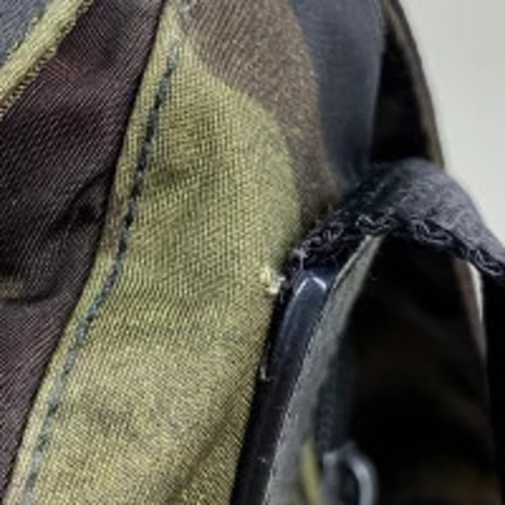 Prada Green Camouflage Crossbody Black Shoulder Bag Plate Green Black